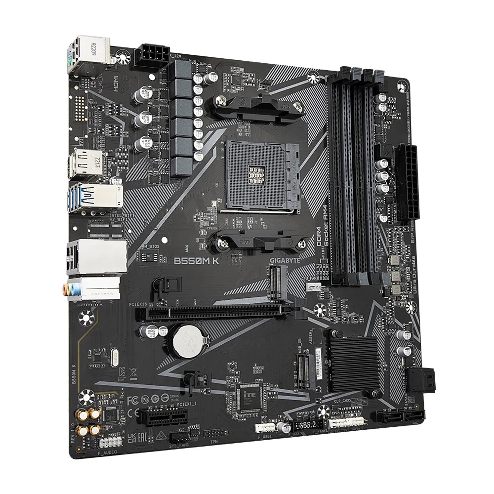 Дънна платка Gigabyte B550M K AM4