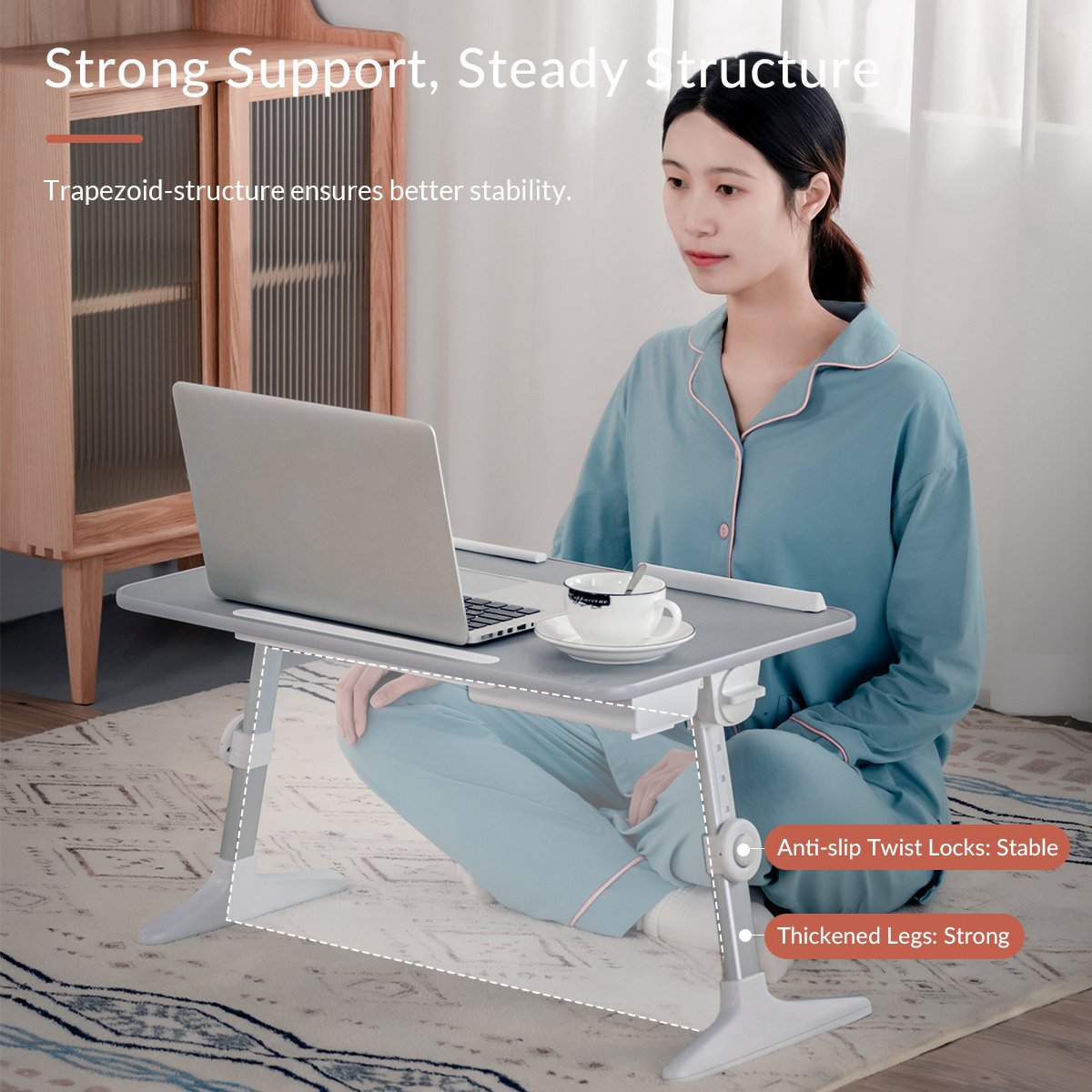 Orico бюро за лаптоп Laptop Desk - LRZ-64-GY