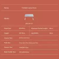 Orico бюро за лаптоп Laptop Desk - LRZ-64-GY
