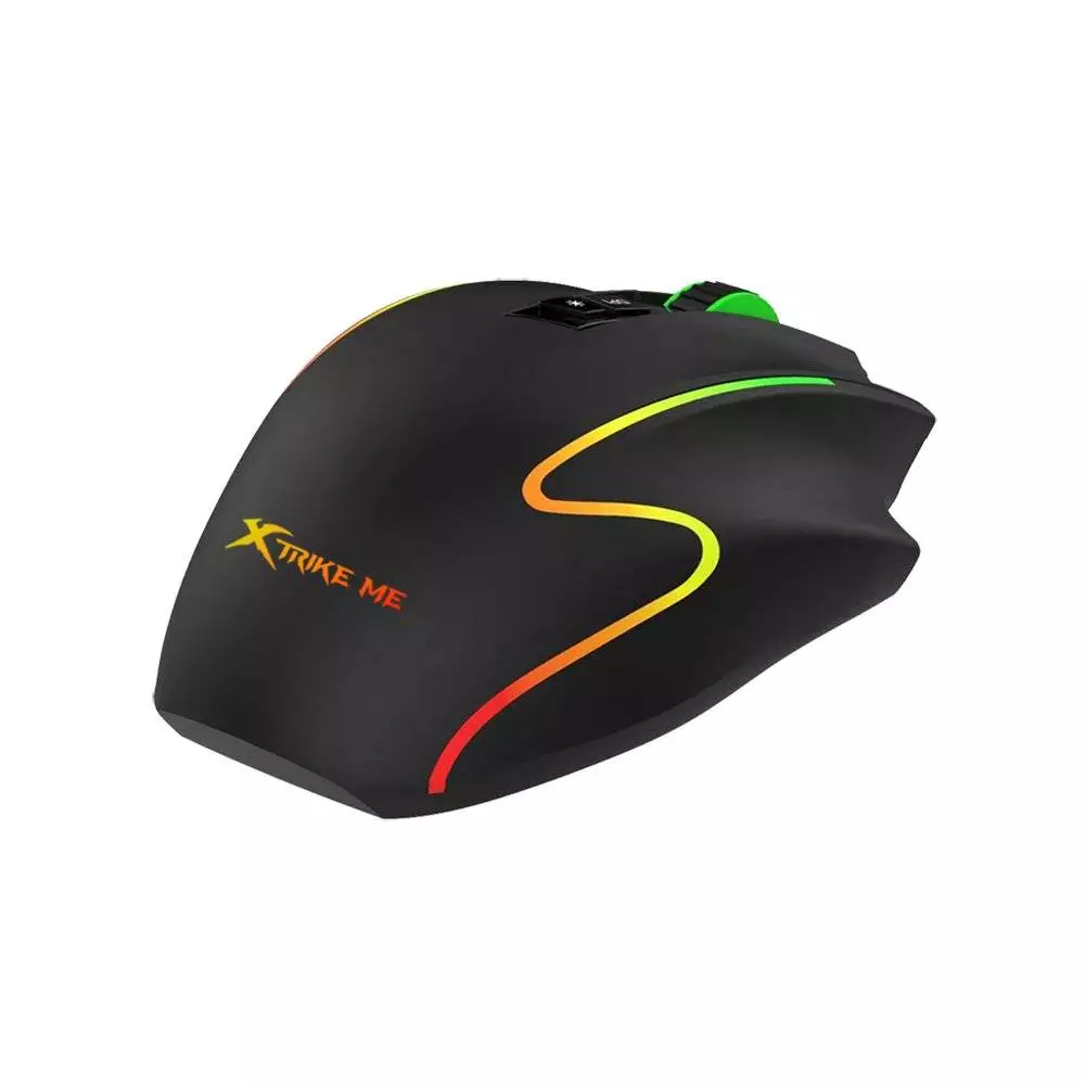 Геймърска мишка Xtrike ME GM-518 - 12800dpi, RGB, programmable