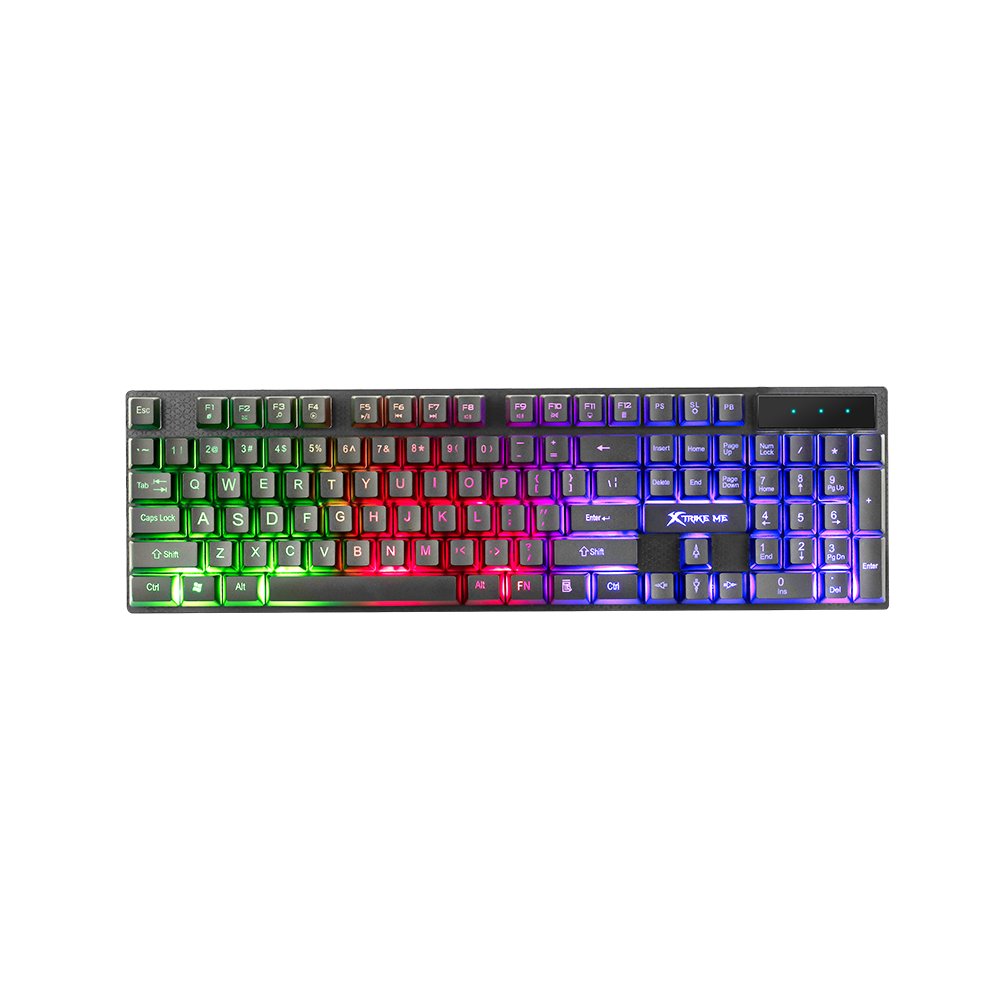 Геймърска клавиатура Xtrike ME KB-305 - Rainbow Backlight