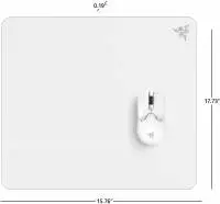 Геймърски пад Razer Atlas White, Glass gaming mousepad - RZ02-04890200-R3M1