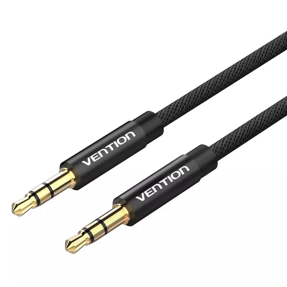 Vention Audio Cable Fabric Braided 3.5mm M/M Audio Cable 0.5m - BAGBD