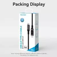 Vention кабел USB2.0 Type-C/Type-C 100W, LED display 2m - TAYBH