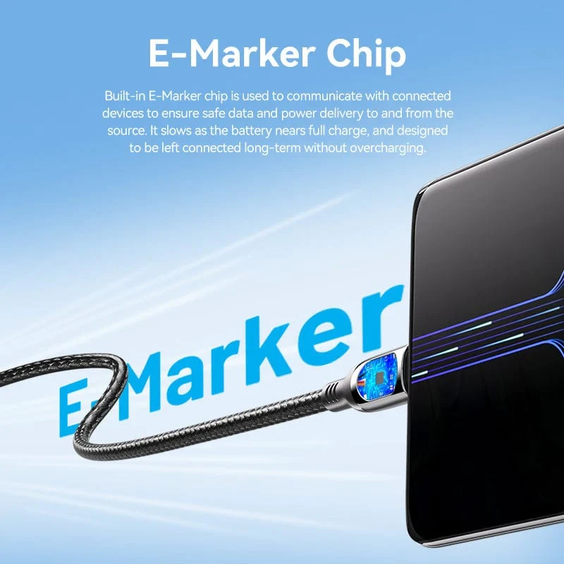 Câble Vention USB4.0 Type-C/Type-C 100W 1.2m - TAYBAV