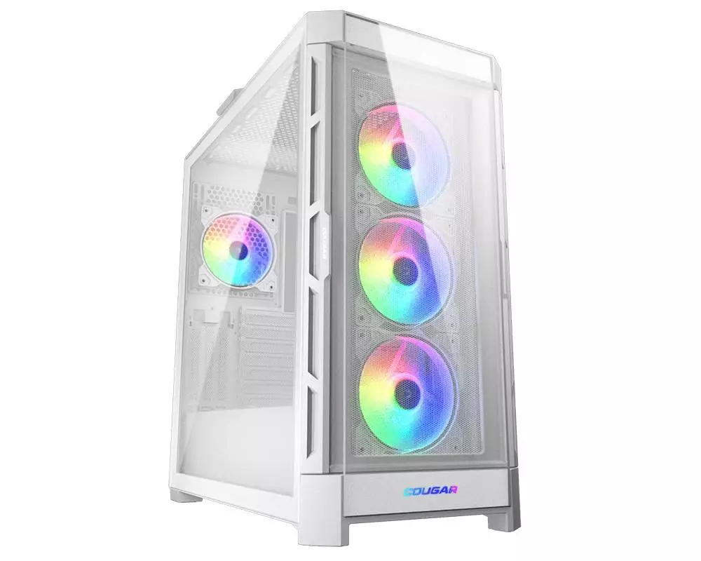 Кутия COUGAR DUOFACE PRO RGB White Mid-Tower