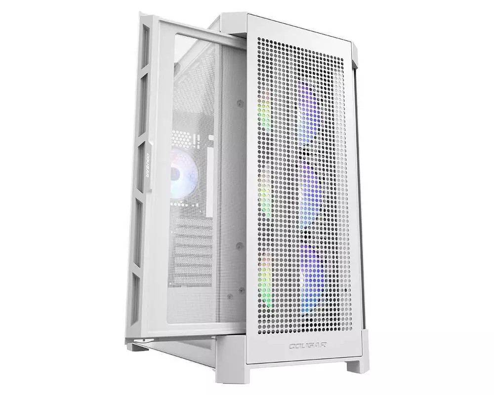 Кутия COUGAR DUOFACE PRO RGB White Mid-Tower