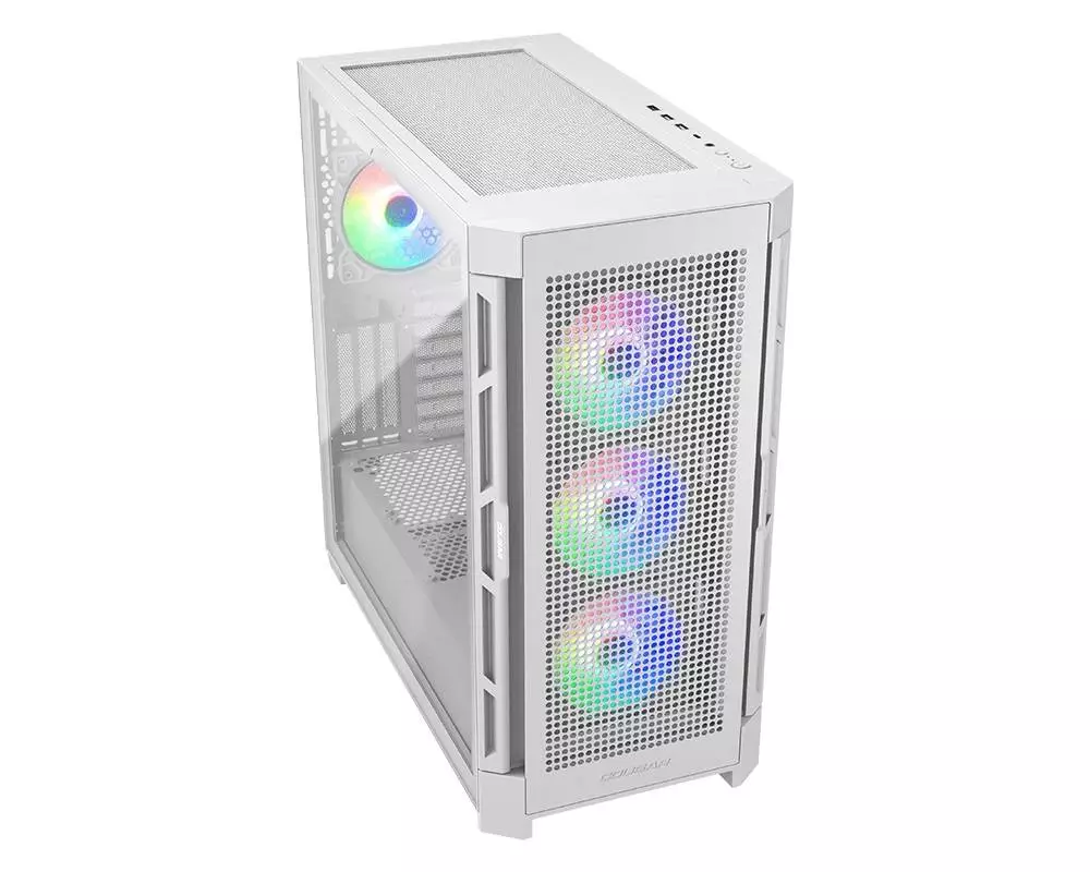 Кутия COUGAR DUOFACE PRO RGB White Mid-Tower