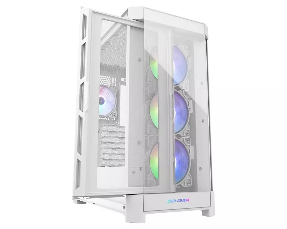 Кутия COUGAR DUOFACE PRO RGB White Mid-Tower