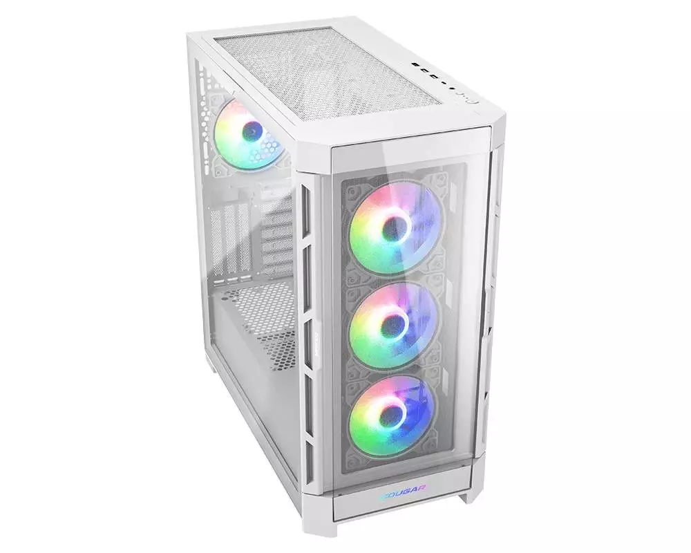 Кутия COUGAR DUOFACE PRO RGB White Mid-Tower