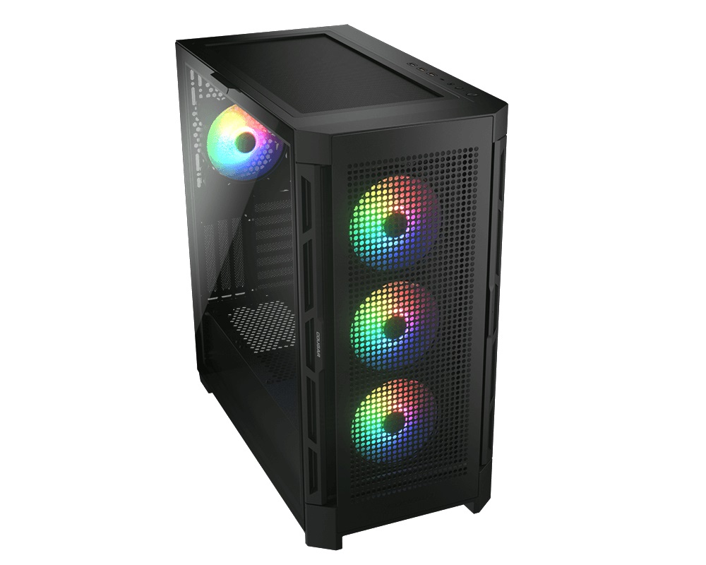 Кутия COUGAR DUOFACE PRO RGB Black Mid-Tower