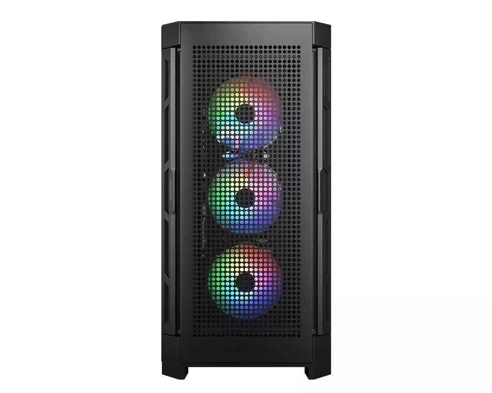 Кутия COUGAR DUOFACE PRO RGB Black Mid-Tower