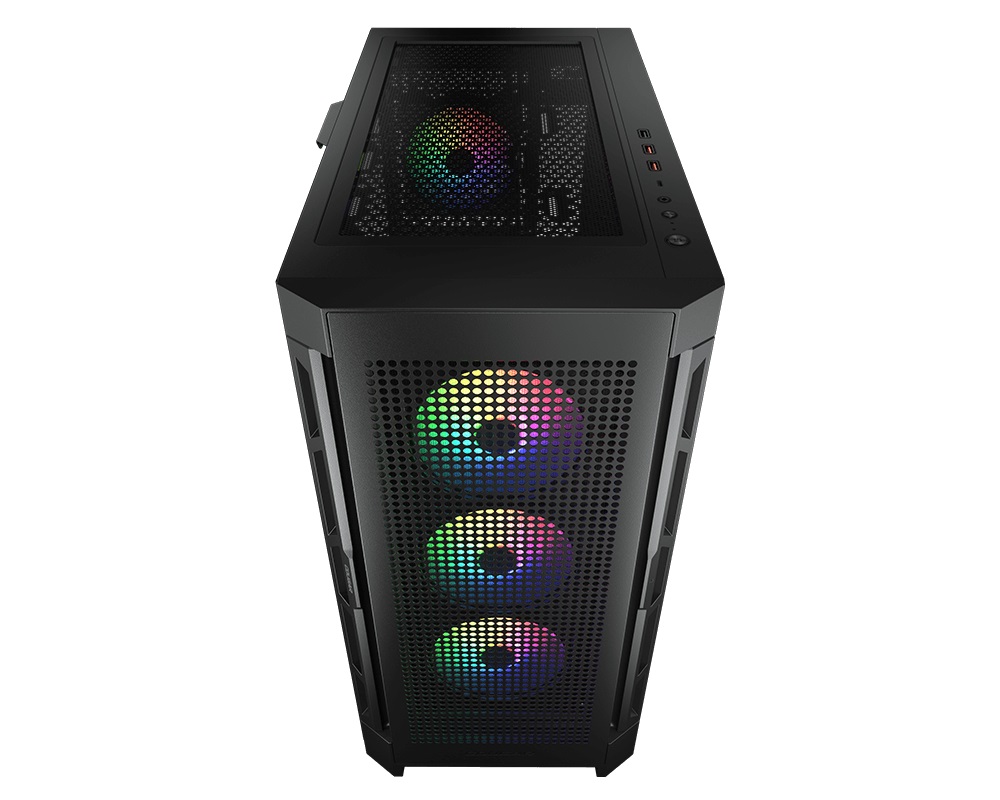 Кутия COUGAR DUOFACE PRO RGB Black Mid-Tower