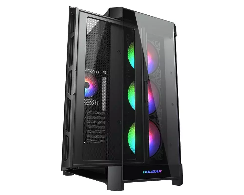 Кутия COUGAR DUOFACE PRO RGB Black Mid-Tower