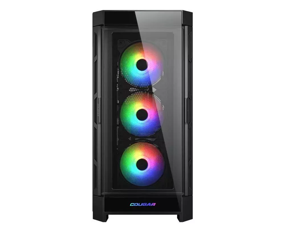 Кутия COUGAR DUOFACE PRO RGB Black Mid-Tower