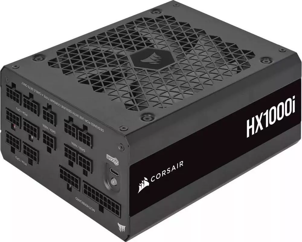 Захранване Corsair HX1000i (1000W) 80 Plus Platinum PSU ATX 3.0, PCIe 5.0 - CP-9020259-EU