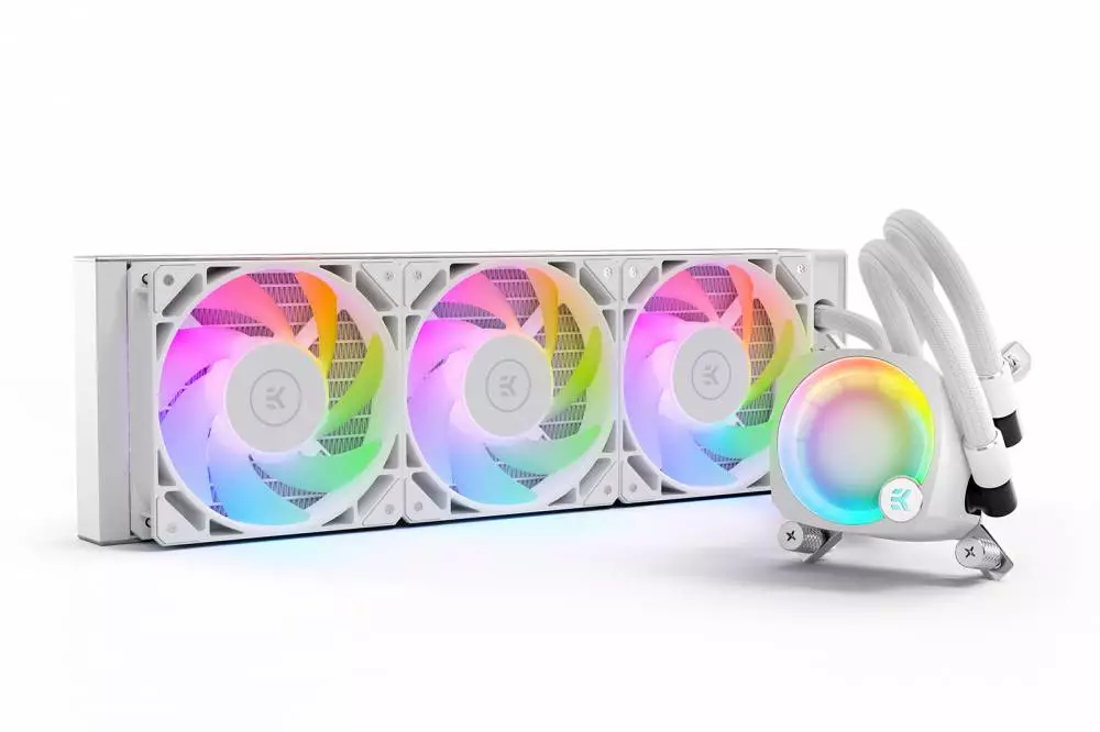 Wasserkühlung für Prozessor EK-Nucleus AIO CR360 Lux D-RGB - Weiß