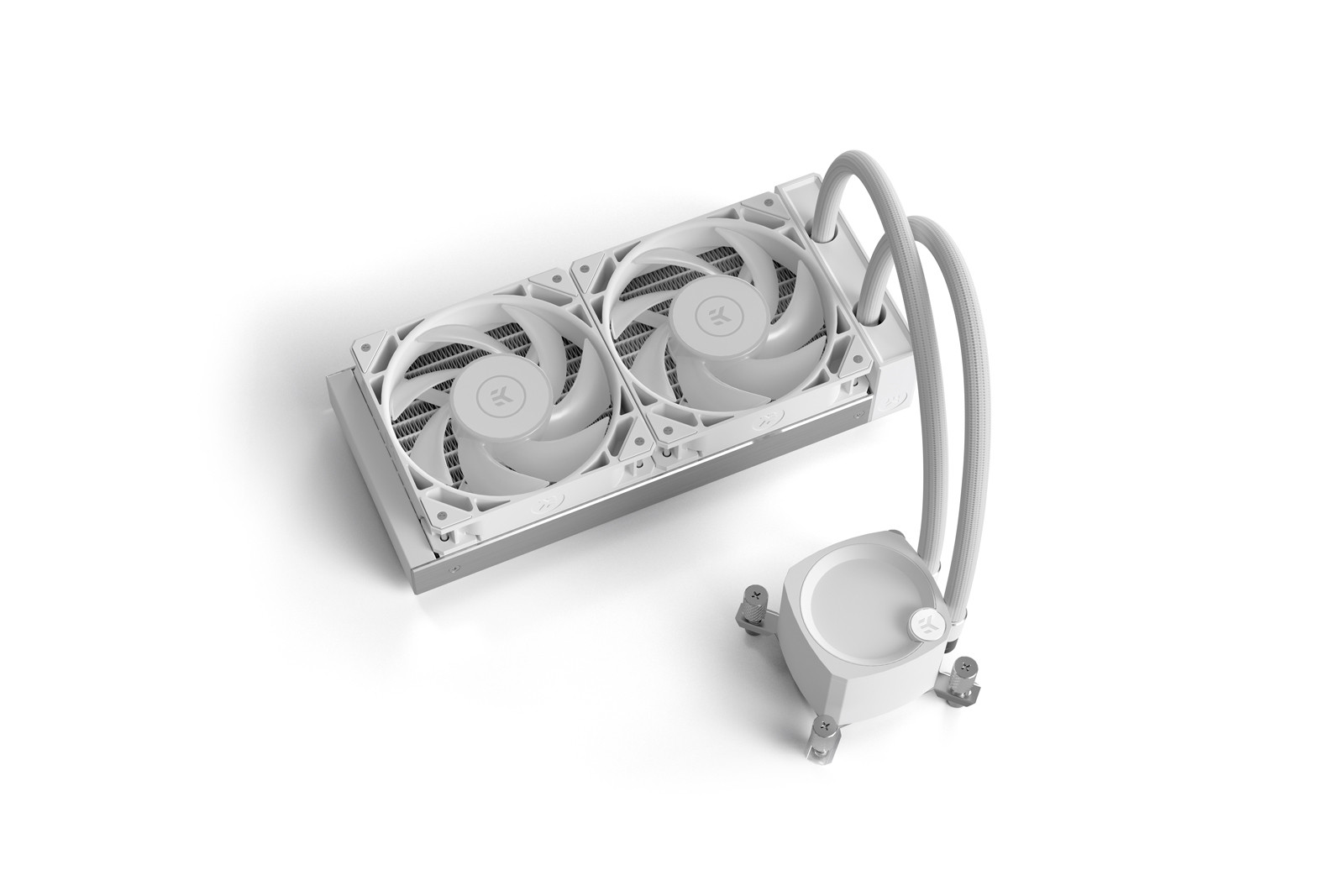 Водяное охлаждение для процессора EK-Nucleus AIO CR240 Lux D-RGB - White