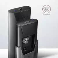 Външна кутия за диск AXAGON EEM2-GTSA USB-C 3.2 Gen 2 - M.2 NVMe SSD THIN SCREWLESS box