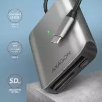Четец за карти памет Aluminum high-speed USB-C 3.2 Gen 1 memory card reader. 3 slots, UHS-II.