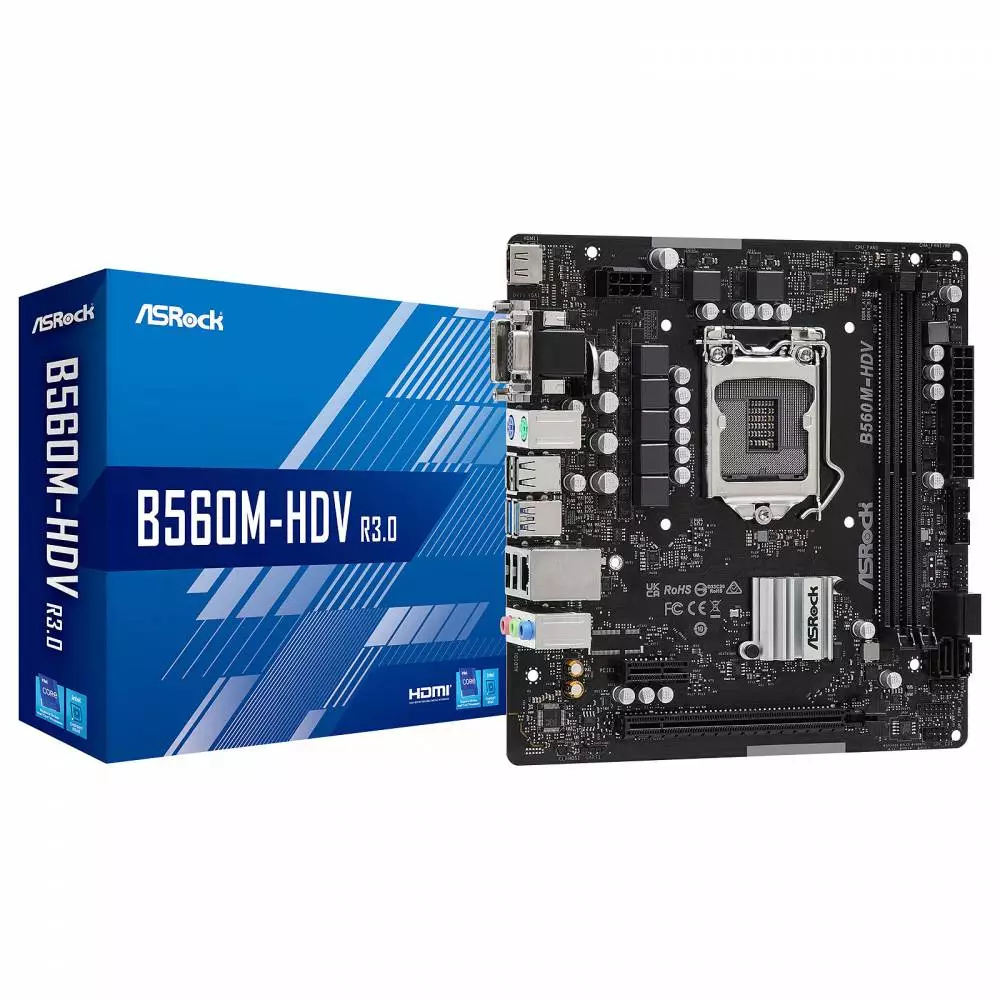Дънна платка Asrock B560M-HDV R3.0 LGA1200