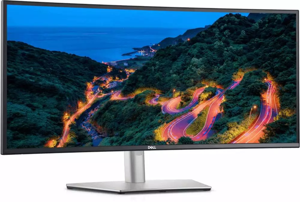 Монитор Dell LED U3423WE, 34", IPS, WQHD 3440x1440, 60Hz, 5ms, RJ-45, USB-Type C