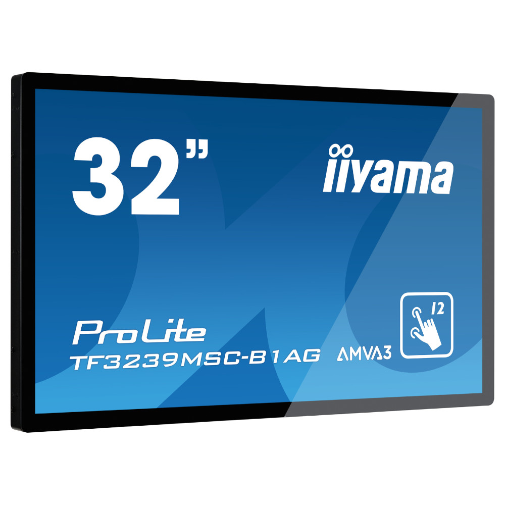 Tъч Дисплей IIYAMA  ProLite TF3239MSC-B1AG 31.5", VA, FHD 1920x1080, 60Hz, 8ms, VGA, HDMI, DisplayPort, RS232, LAN