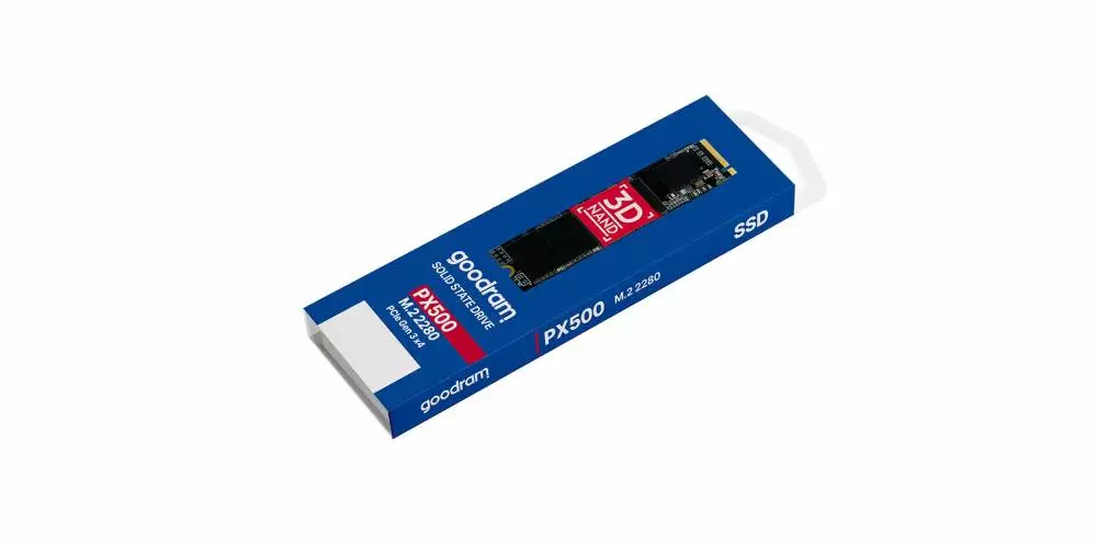 Диск SSD GOODRAM PX500 GEN.2, 1TB M.2 2280 NVMe PCIe Gen3 x4 - SSDPR-PX500-01T-80-G2