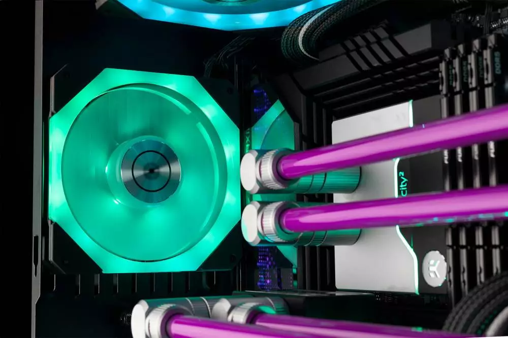 Вентилатор EK-Quantum Impulse 120 D-RGB - Black (400-1800rpm)