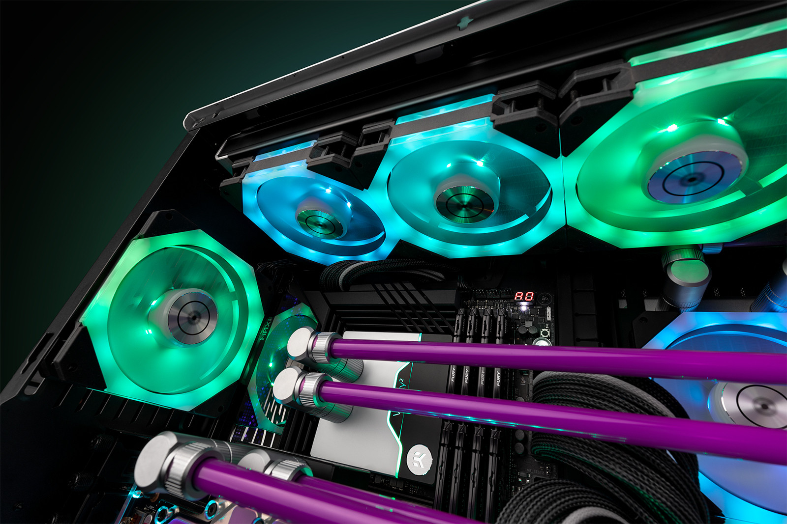Вентилатор EK-Quantum Impulse 120 D-RGB - Black (400-1800rpm)