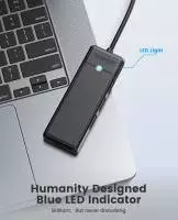 Orico хъб HUB USB3.1 Type-C - 3 x USB3.0, SD, TF - PAPW3AT-C3-015-BK