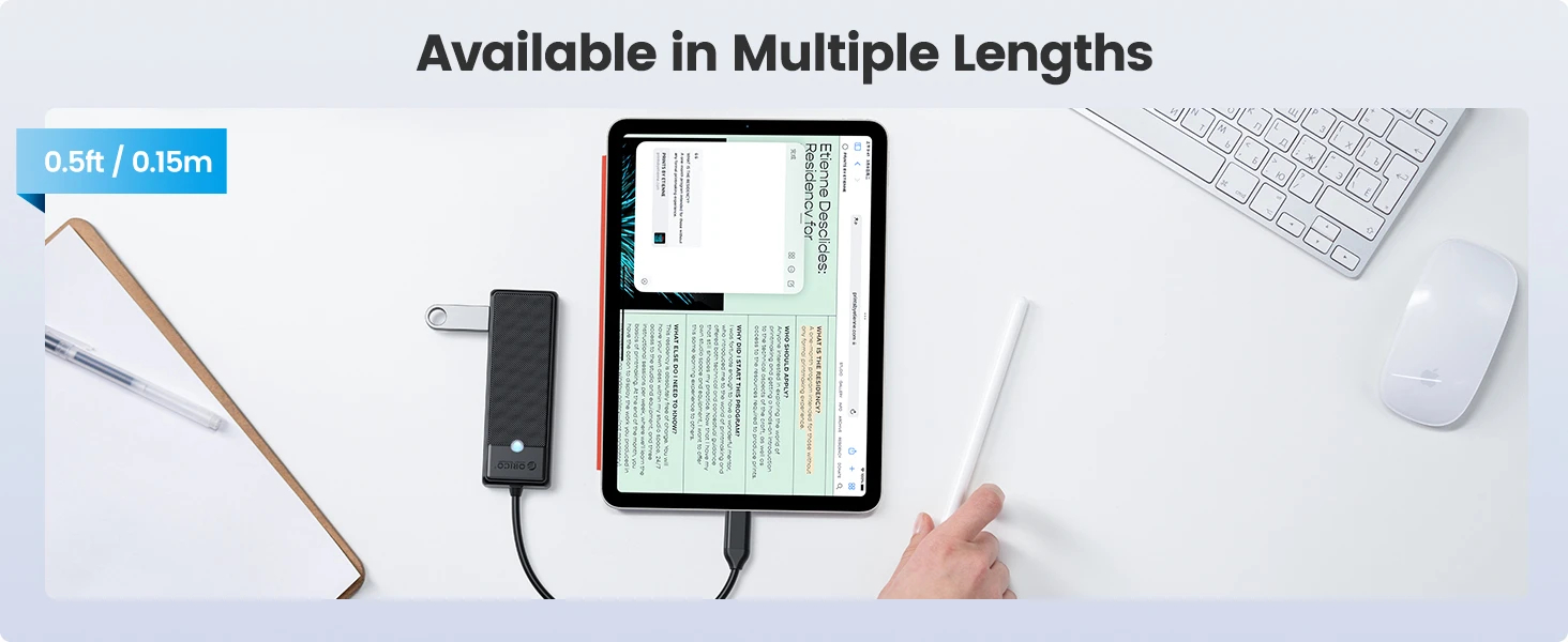 Orico διανομέας USB3.0 HUB - 3 x USB3.0, SD, TF - PAPW3AT-U3-015-BK