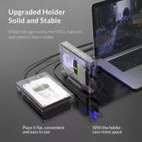 Orico кутия за диск Storage - Case - 3.5 inch USB3.0 transparent, Vertical - 3159U3