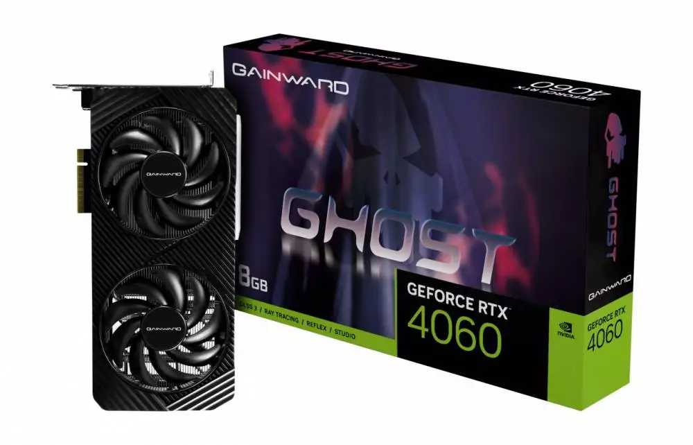Видео карта Gainward GeForce RTX 4060 Ghost 8GB GDDR6