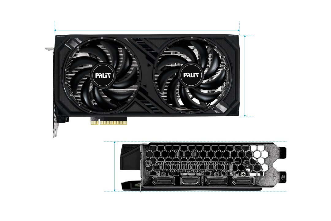 Видео карта Palit GeForce RTX 4060 Dual 8GB GDDR6