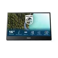 Монитор Philips 16B1P3302D/00, 15.6", IPS, FHD 1920x1080, 75Hz, 4ms, USB-C 