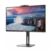 Монитор AOC 24V5CW/BK, 23.8", IPS, FHD 1920x1080, 75Hz, 1ms, HDMI, DP, USB-C, WebCam, AMD FreeSync