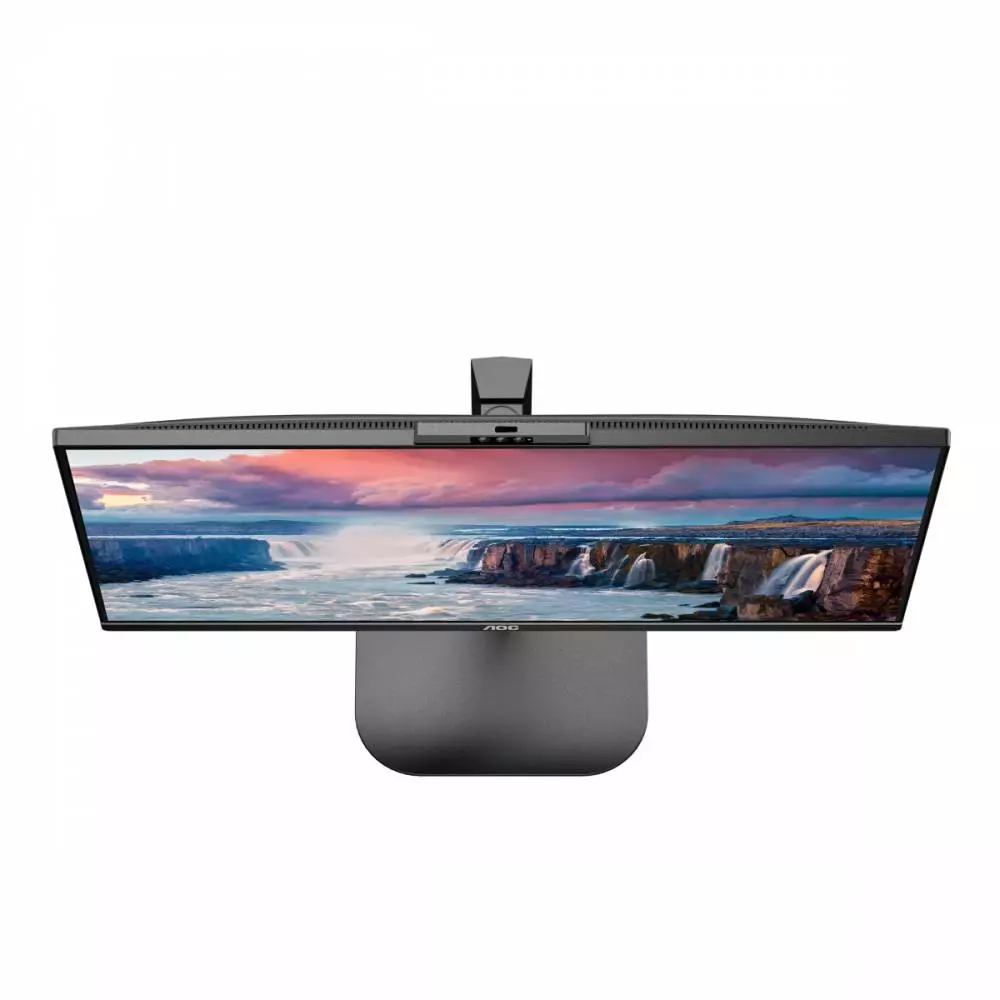 Монитор AOC 24V5CW/BK, 23.8", IPS, FHD 1920x1080, 75Hz, 1ms, HDMI, DP, USB-C, WebCam, AMD FreeSync