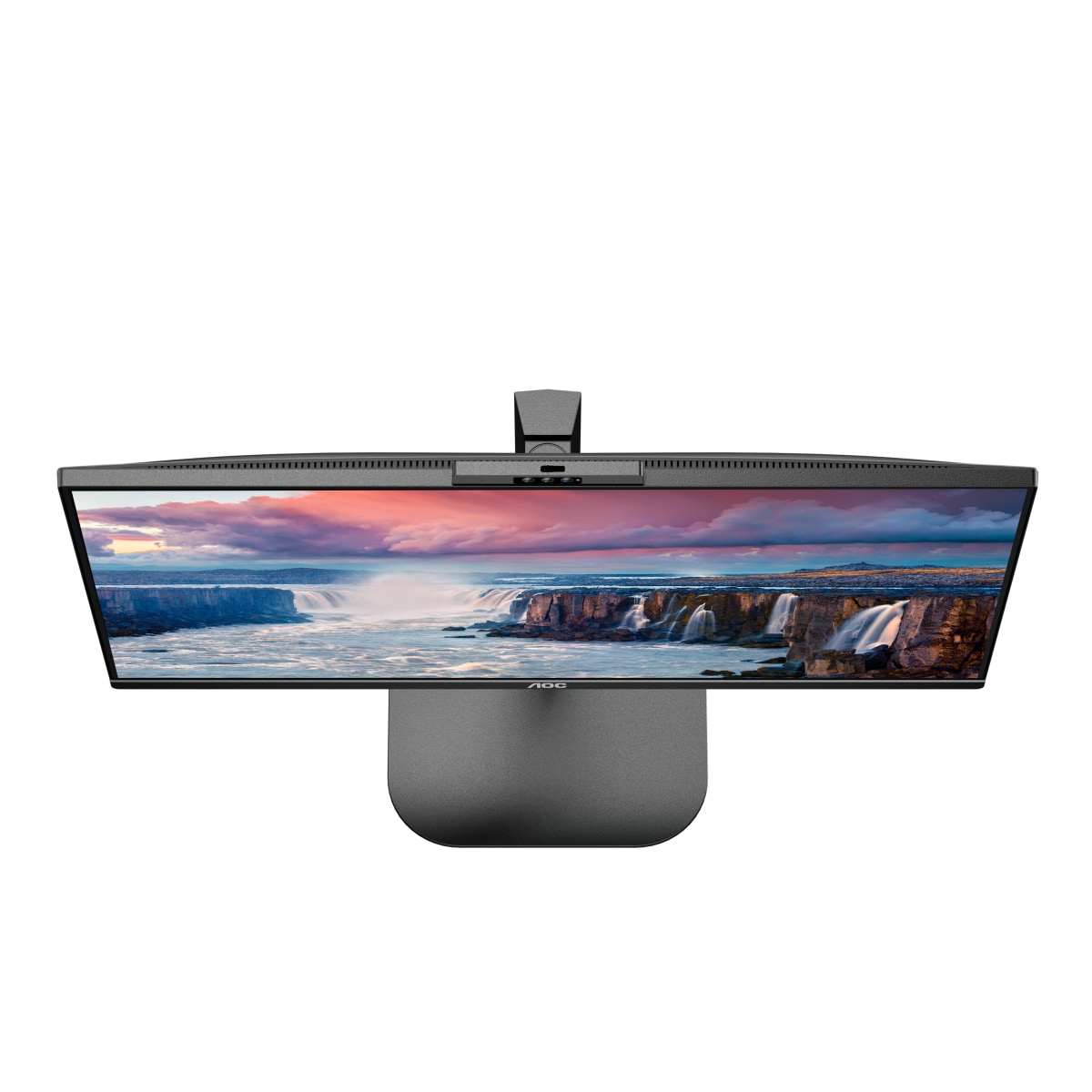 Монитор AOC 24V5CW/BK, 23.8", IPS, FHD 1920x1080, 75Hz, 1ms, HDMI, DP, USB-C, WebCam, AMD FreeSync