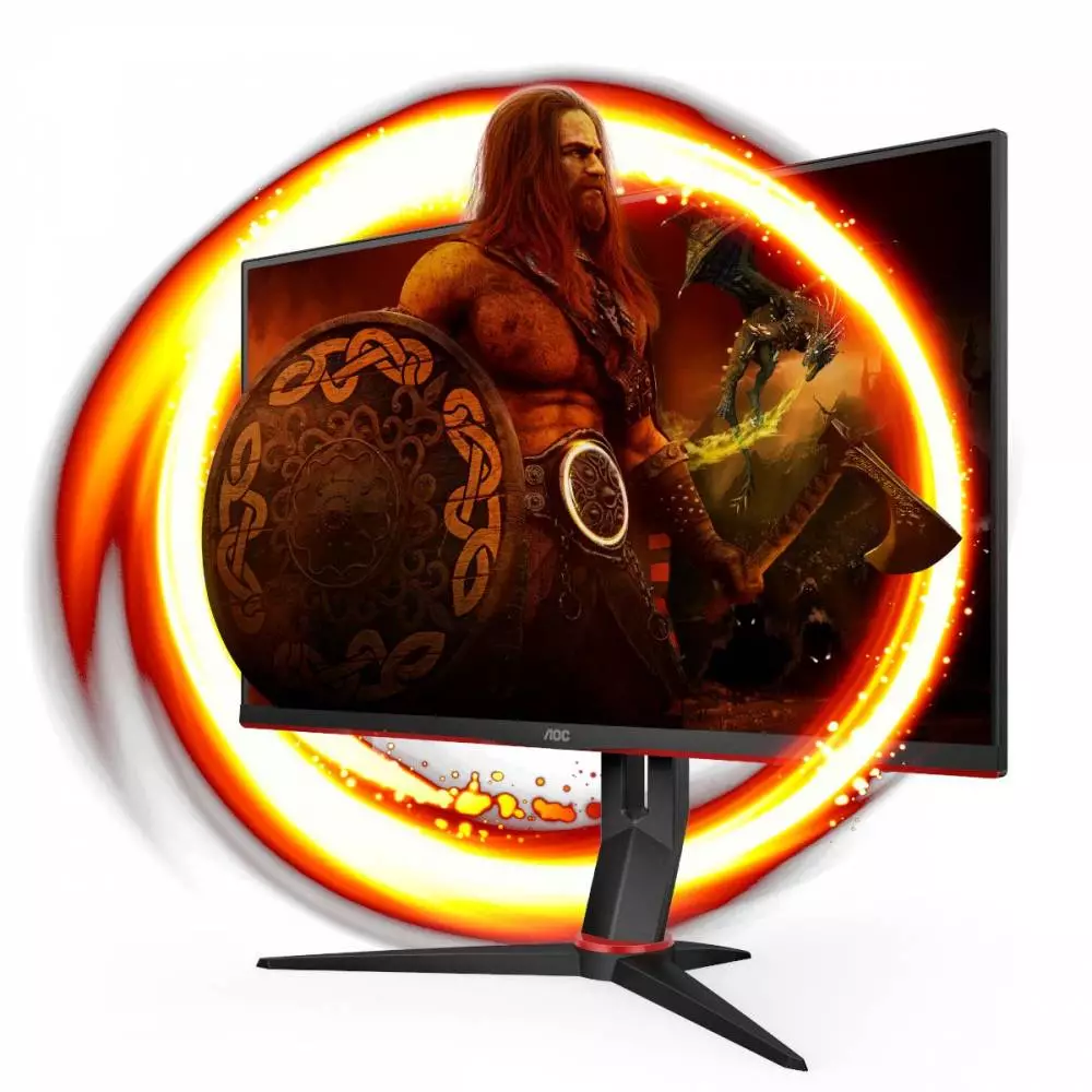 Монитор AOC 27G2SU/BK, 27", VA, FHD 1920x1080, 165Hz, 1ms, DP, USB, AMD FreeSync Premium, G-Sync compatible
