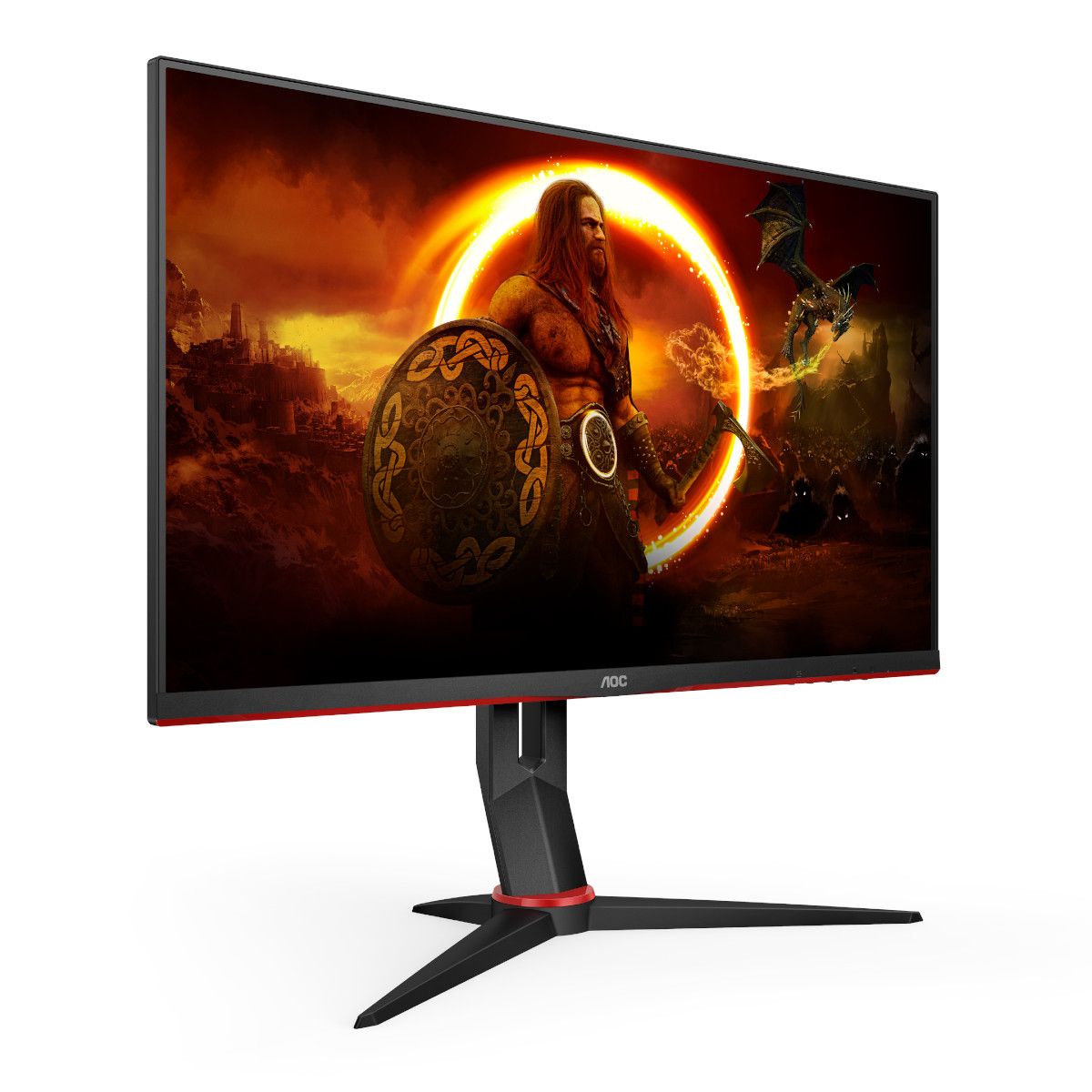 Монитор AOC 27G2SU/BK, 27", VA, FHD 1920x1080, 165Hz, 1ms, DP, USB, AMD FreeSync Premium, G-Sync compatible