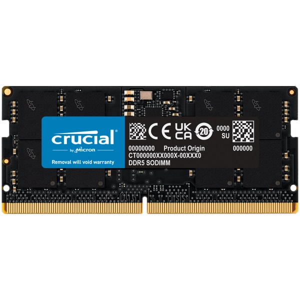 Памет Crucial 32GB DDR5 5200MHz SODIMM CL42 - CT32G52C42S5