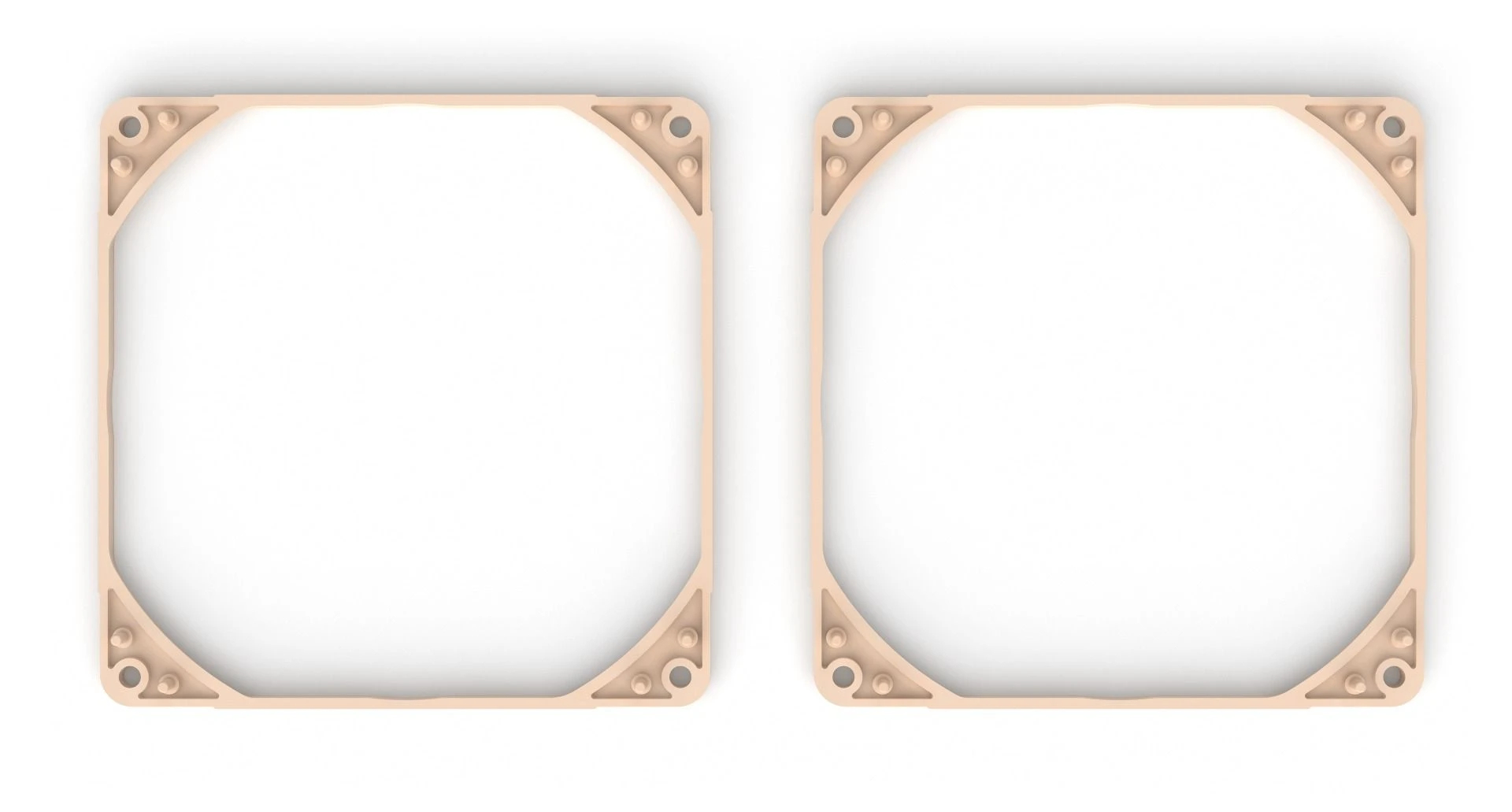 Noctua комплект дистанционери за вентилатор Inlet Side Spacers - 2pcs pack 140x25 mm Fans - NA-IS1-14-Sx2