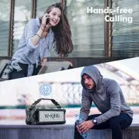 W-King Блутут мобилна колонка Bluetooth Speaker - D8 Black - 50W