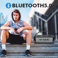 W-King Блутут мобилна колонка Bluetooth Speaker - D8 Black - 50W
