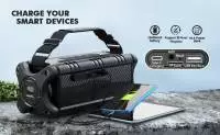 W-King Блутут мобилна колонка Bluetooth Speaker - D8 Black - 50W