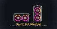 W-King Блутут парти колона Bluetooth Party Speaker - T9 Black - 80W, Wireless Microphone, Karaoke