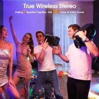 W-King Блутут парти колона Bluetooth Party Speaker - T9 Black - 80W, Wireless Microphone, Karaoke