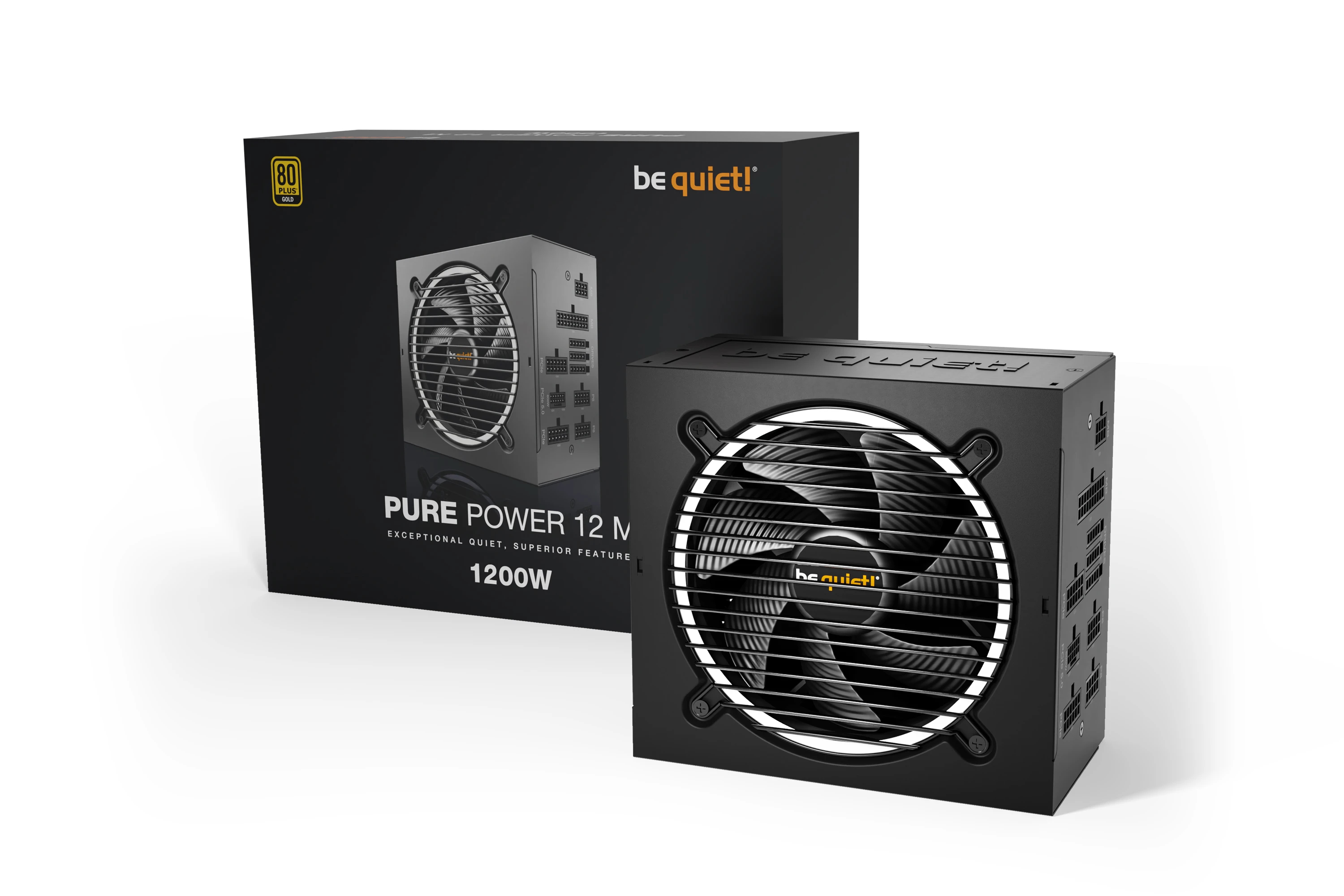 Захранване be quiet! Pure Power 12 M 1200W PSU ATX 3.0, PCIe Gen5 12VHPWR - BN346