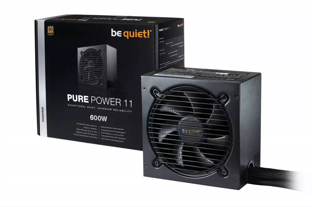 Захранване be quiet! Pure Power 11 600W PSU 80 Plus Gold - BN294